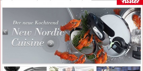 Homepage von Fissler.de